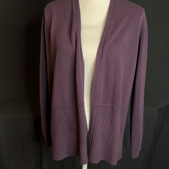 Spring + Mercer (1X) Purple cardigan 50% off list price! Closing closet sale! - Picture 4 of 5